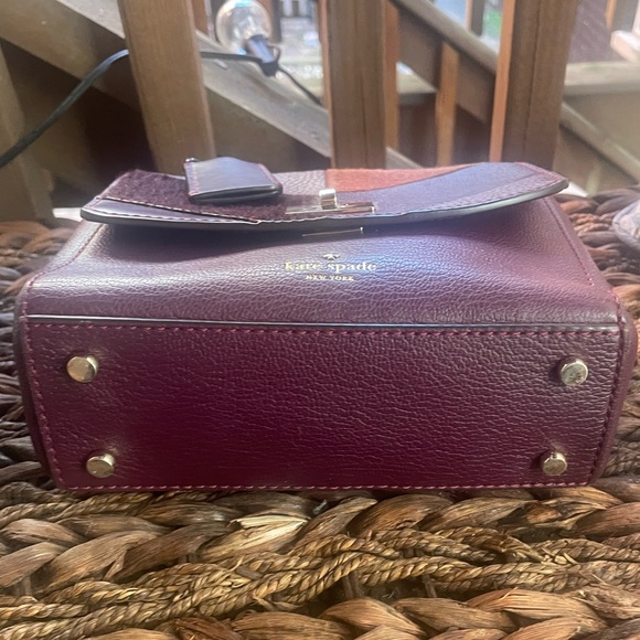 Kate Spade Shonna Serrano Patchwork Satchel Leather Bag - Picture 9 of 11